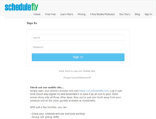 Tablet Screenshot of iphone.schedulefly.com